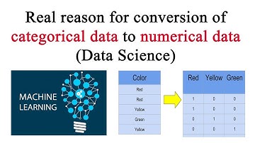 Real reason for conversion of categorical data to numerical data in machine learning