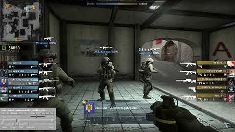 No Scope headshot trough the wall while flashbanged!