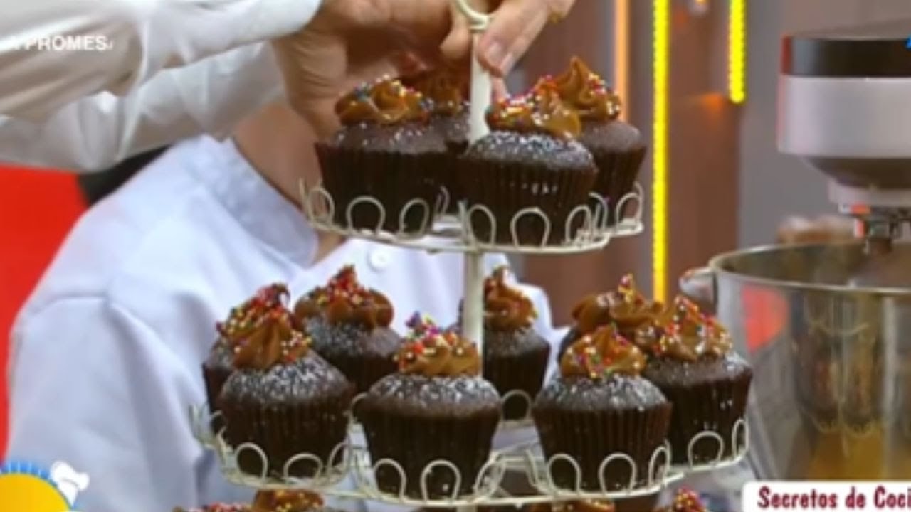 Secretos de Cocina: Sandra Plevisani nos enseña a  preparar unos deliciosa cupcakes de chocolate
