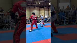 Perfectly Timed and Controlled Sport Karate Martial Arts Point Fighting Back Fist #karate #taekwondo