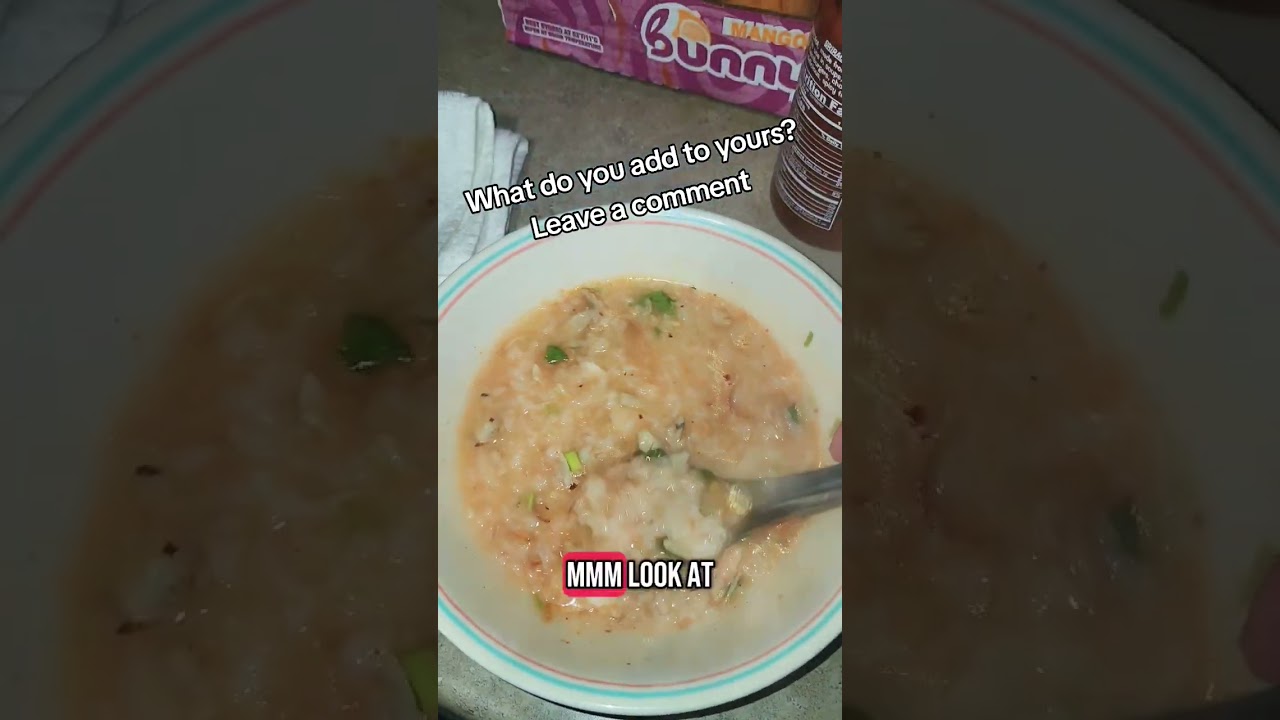 Lao porridge 😋 