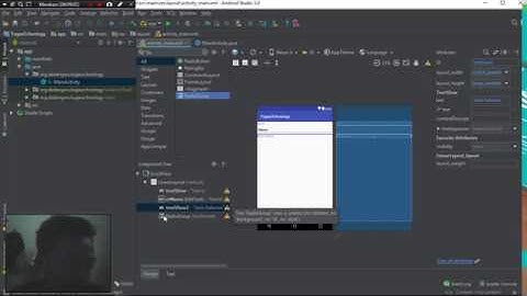 Tutorial Pemrograman Mobile layout biodata Android Studio part 1