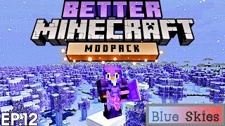 Better Minecraft Modpack Let's Play Ep 12 - Everbright Dimension Blue Skies Mod Showcase
