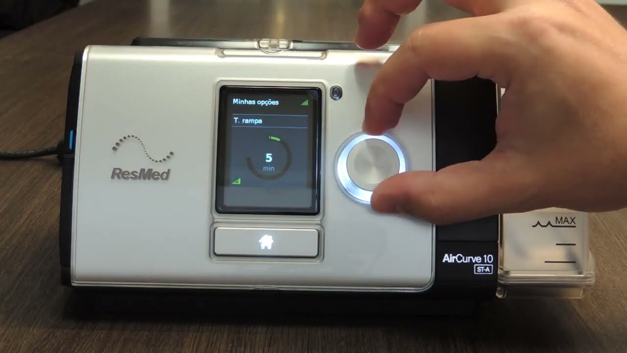 ResMed: Ajuste de Configuração  | AirCurve 10