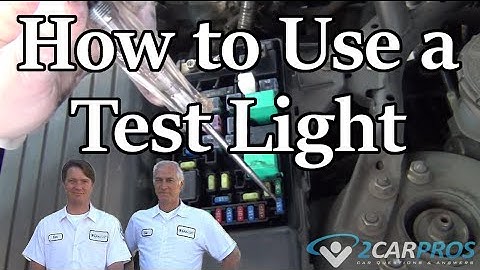 HOW TO USE AN AUTOMOTIVE TEST LIGHT TO FIND PROBLEMS!!