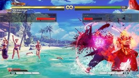 Akuma V Trigger 2 Full Corner Chip Combo