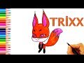 Trixx Kwami Nasıl Çizilir? - How To Draw a Trixx Kwamii from Miraculous Ladybug