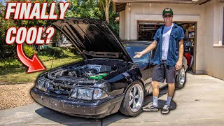 Finally Getting AC in my Foxbody! *Full Air Conditioning Install Pt 1: Engine Bay Install