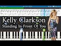 Kelly Clarkson - Standing In Front Of You [Piano Tutorial | Sheets | MIDI] Synthesia