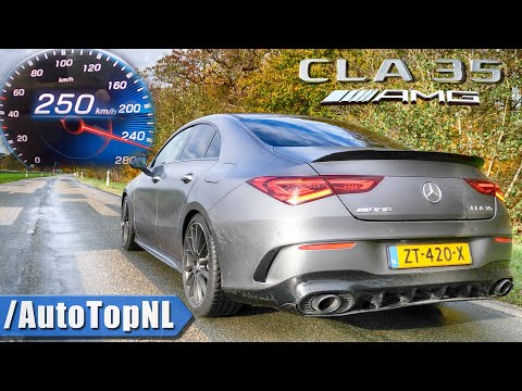 MERCEDES AMG CLA 35 | 0-250km/h ACCELERATION & TOP SPEED By AutoTopNL