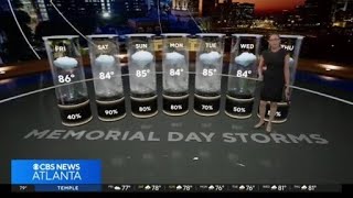 NEXT Weather Alert: Heavy rain & storms threaten Memorial Day weekend plans across Georgia