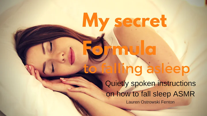 My secret formula to falling asleep - Quietly spok...