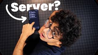 turned my old phone into server!