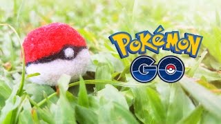 DIY Pokeball Tutorial from needle felt (Pokemon Go) : Crocket Tutorial