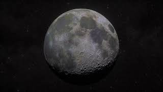 Бесплатный Футаж Луна в Космосе  Спутник Земли
