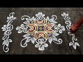 Vinayagar chaturthi rangoli designs 4x2 dots small muggulu ganesh festival kolam with side borders