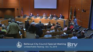 Bellevue City Council Meeting - Oct. 16, 2019