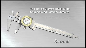 Starrett Dial Fractional Caliper - Presented by Woodcraft