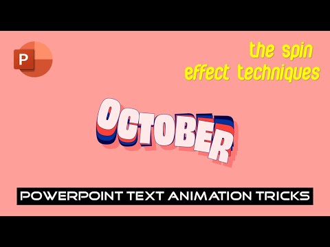 Spin Animation in PowerPoint: Creative Text Effects Tutorial