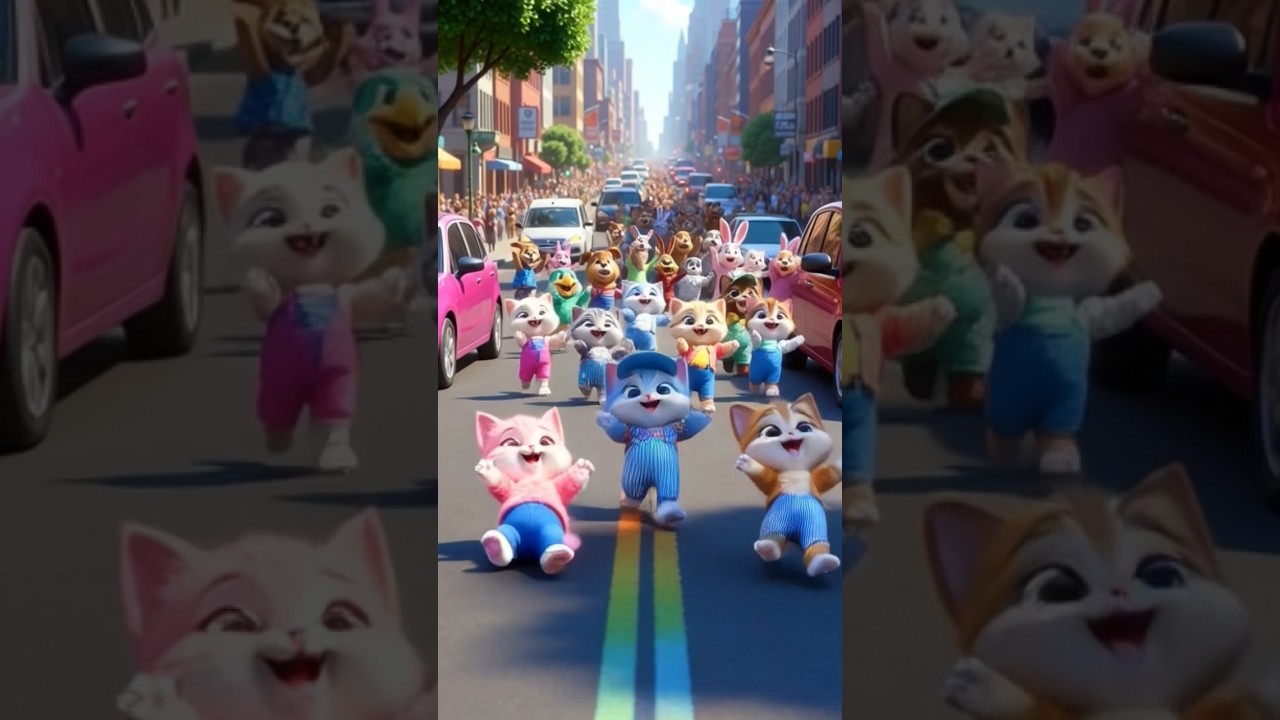 🐾 Jump Jump Kitty Dance 😍 | Fun Cartoon Dance Video 