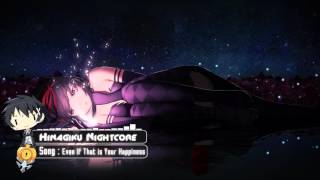 Nightcore - Sore ga Anata no Shiawase Toshitemo( Even If That is Your Happiness)