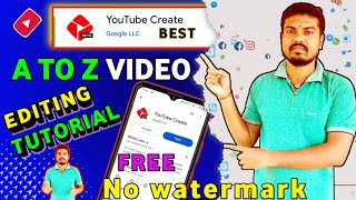 YouTube Create Video Editing In Hindi | Youtube Video Edit Kaise Kare Youtube Create Editing