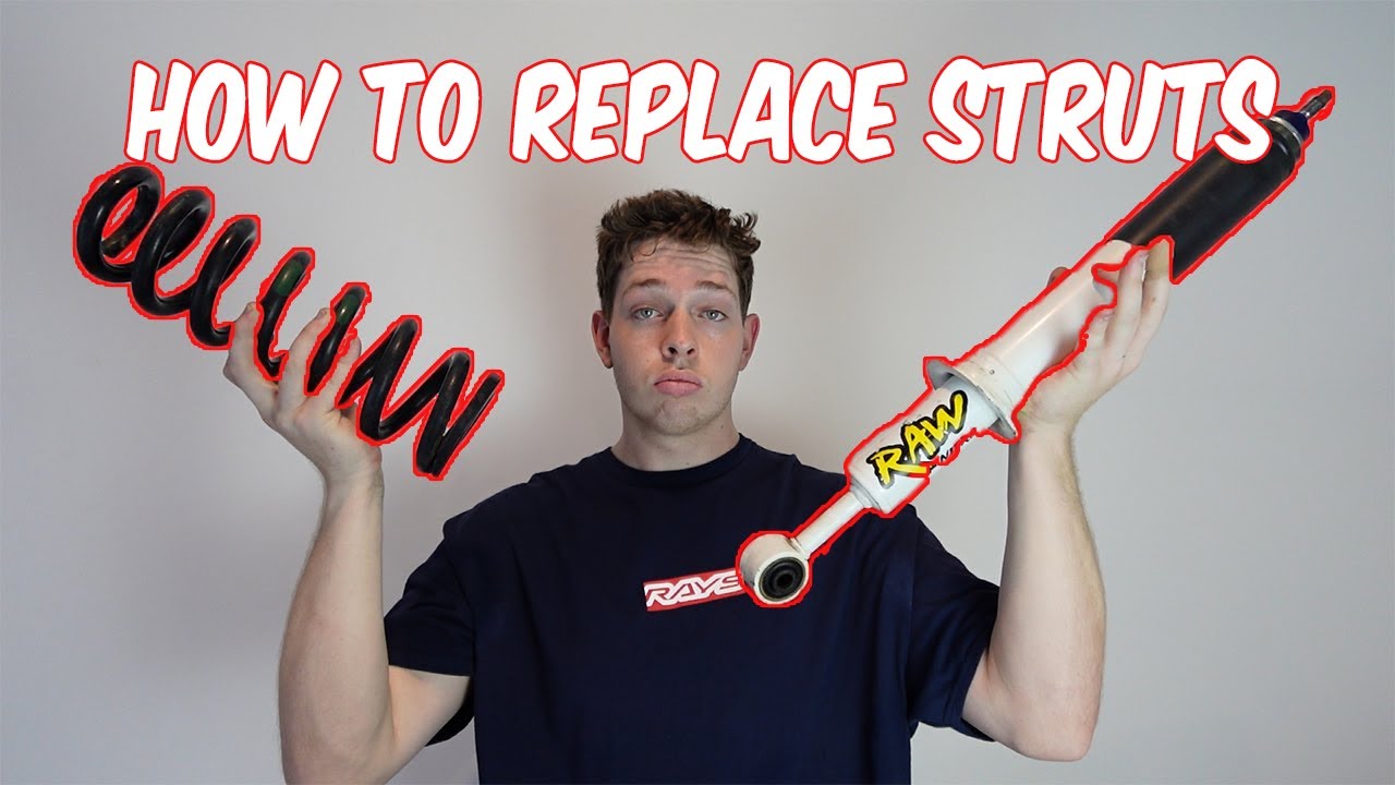 How to Replace Struts in your Car - YouTube
