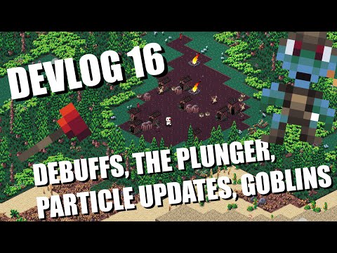 Isometria Devlog 16 - Debuffs, The Plunger, Particle Updates, Goblins - Made with Pygame and Python