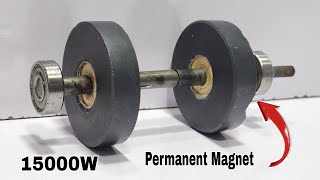 Turn a Permanent fly Wheel into 220v Generator Use 2 Big Permanent Magnet...