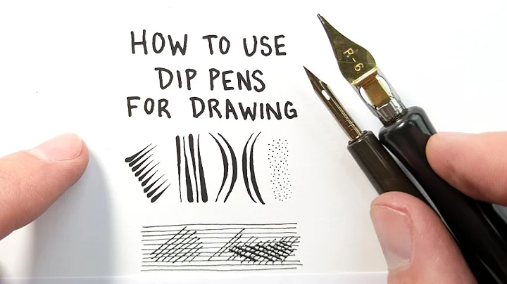 How to Use Dip Pens for Drawing, Part 1: Nibs and Nib Holders