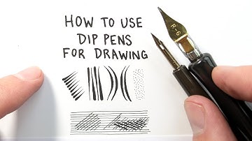 How to Use Dip Pens for Drawing, Part 1: Nibs and Nib Holders