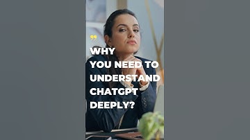 Why You NEED to Understand ChatGPT DEEPLY? #zyncai #chatgpt #chatgpttips