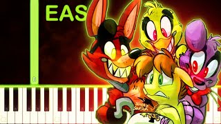 SURVIVE THE NIGHT | Five Nights at Freddy's 2 - EASY Piano Tutorial