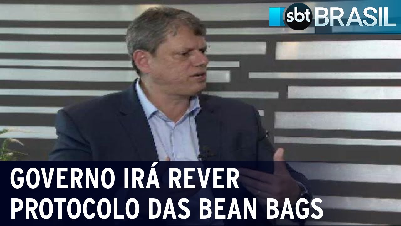 Governo de SP admite rever protocolo de uso das bean bags | SBT Brasil (30/09/23)