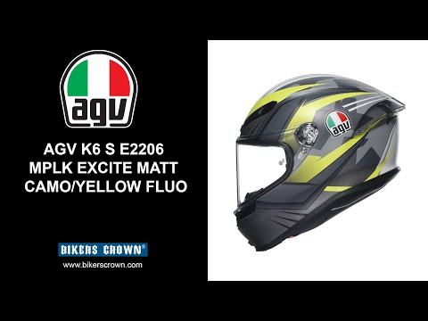agv k6 excite camo Camo/Italy Highside Shop The lightest road helmet in the world K6s Gloss Full Face Agv