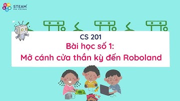 CS 201 - Bài học số 1: Mở cánh cửa thần kỳ đến Roboland | Spring 2022