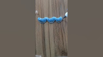 How to piping cake borders? Use kowanii piping tips #103, #86 and #3.