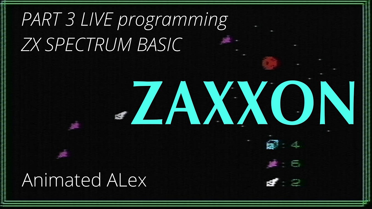 ZAXXON PART 3 - ZX Spectrum BASIC Programming - YouTube
