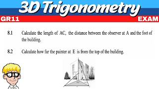 3d Trigonometry Exam Questions