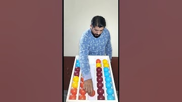 Fun & Chaos: Color Ball Sorting Challenge 🟢🔴🟡🔵 | Fun Games #game #colors #shorts #fyp #fun #asmr #fy