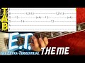 E.T. The Extra Terrestrial Theme - Guitar Lesson WITH TABS