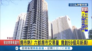 房市熱？六都房市交易量竟創59個月新高！央行總裁稱確實有一部分不合理之處！│記者謝孟哲 林佳融│【消費報你知】20201202│三立新聞台