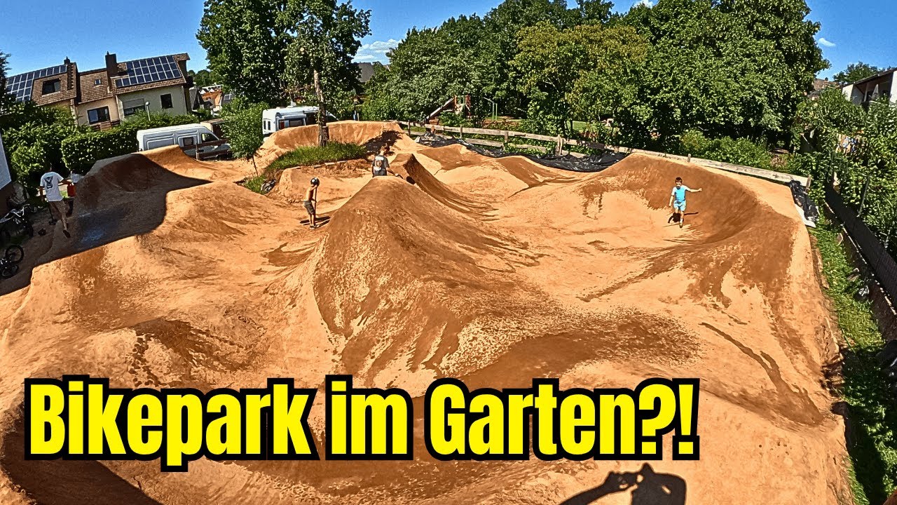 Bikepark im Garten?! 😱