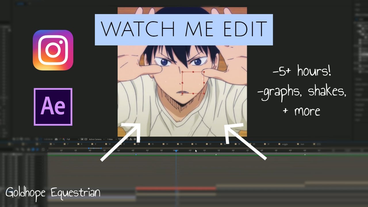 Watch Me Edit! #1 -After Effects- (Goldhope Equestrian) !FLASH WARNING!