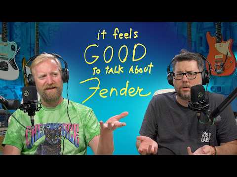 It feels good to talk about Fender guitars