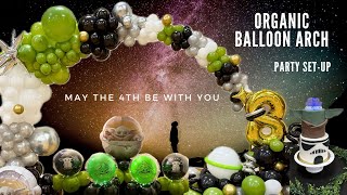 May the 4th be with you! Balloon ArchThemed Party