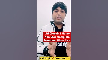 LRB(Legal) 5 Hours Non Stop Complete Marathon Class Live #jaiib