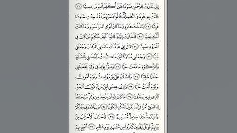 تلاوة صفحة 307 من القرآن الكريم من سورة مريم - تجويد - تعليم - القارىء الشيخ ايمن سويد