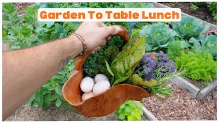 Harvest Lunch With Me | Garden to Table