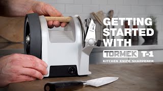 Getting Started with Tormek T-1 Kitchen Knife Sharpener